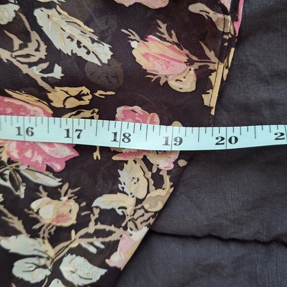 Reformed Dress Women Large Sheer Floral Cottagecore Prairiecore Farmcore Country - Picture 7 of 9